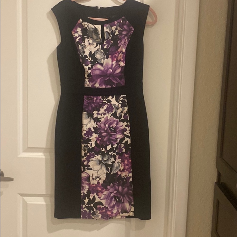Floral pencil dress